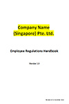 就業規則サンプル（Employee Regulation Handbook）